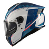 Kask integralny AXXIS HAWK EVO SV TITAN A7 GLOSS BLUE niebieski biały