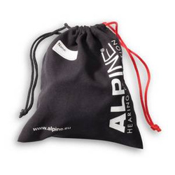 Pokrowiec na stopery ALPINE PROTECT&GO czarny czerwony biały