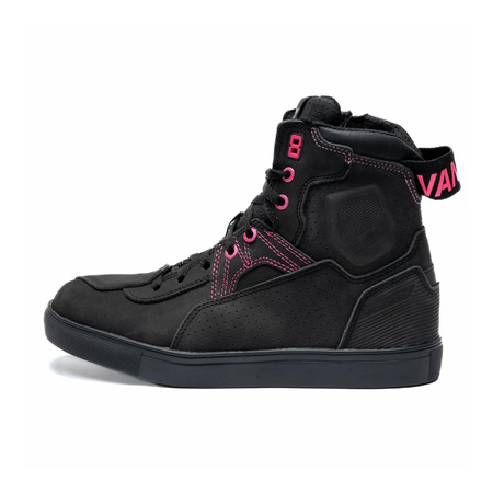 Trampki motocyklowe REBELHORN VANDAL BLACK/PINK czarny różowy