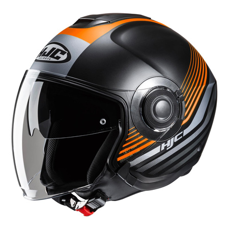 Kask otwarty HJC I40N DOVA ORANGE/BLACK pomarańczowy czarny