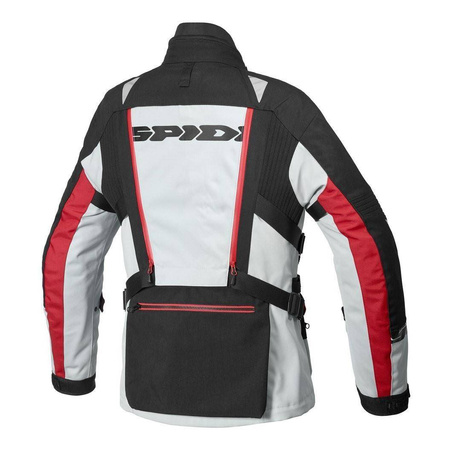 Kurtka tekstylna SPIDI ALLROAD ICE/RED czarny szary czerwony