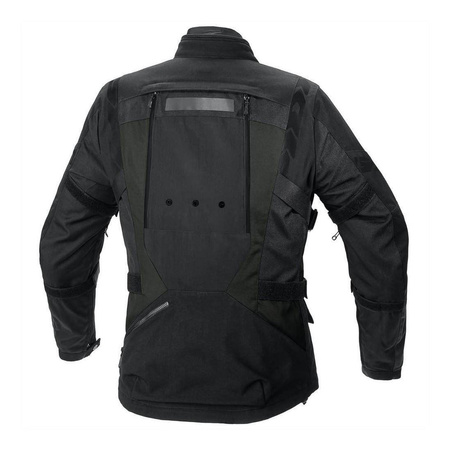 Kurtka tekstylna SPIDI 4 SEASON EVO DARK GREEN/BLACK czarny zielony