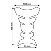 Tankpad LAMPA PRO-TANK X1 CARBON LOOK
