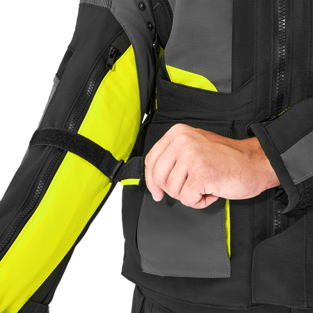 Kurtka tekstylna SHIMA HERO 2.0 MEN FLUO czarny szary żółty fluo