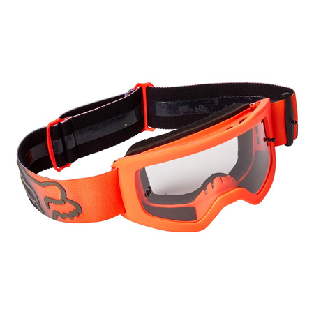 Gogle motocyklowe dziecięce FOX JUNIOR MAIN DIER PC FLUORESCENT ORANGE pomarańczowy fluo czarny szary