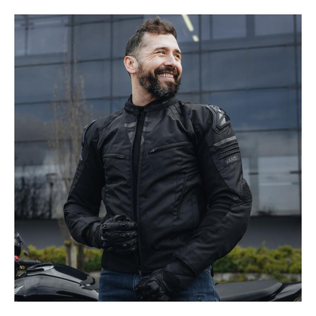 Kurtka tekstylna REBELHORN VANDAL BLACK czarny
