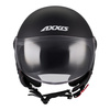 Kask otwarty AXXIS SQUARE S SOLID A1 MATT BLACK czarny mat
