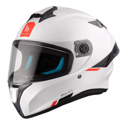 Kask integralny MT TARGO S SOLID A0 GLOSS PEARL biały
