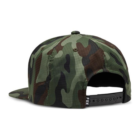 Czapka z daszkiem FOX HEAD TECH SNAPBACK GREEN CAMO zielony
