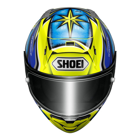Kask integralny SHOEI X-SPR PRO DAIJIRO TC-3 niebieski żółty