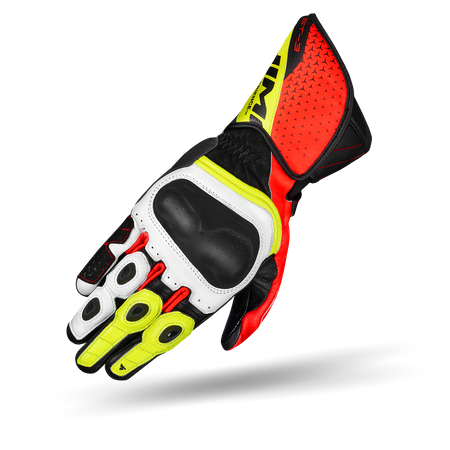 Rękawice sportowe SHIMA ST-3 MEN FLUO czarny czerwony biały żółty fluo