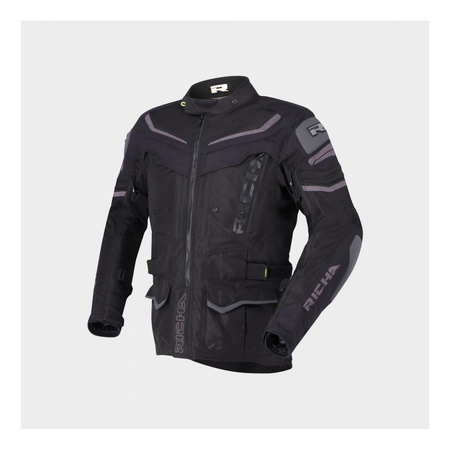 Kurtka tekstylna RICHA INFINITY 2 ADVENTURE BLACK czarny