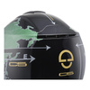 Kask szczękowy SCHUBERTH C5 ECE GLOBE GREEN zielony czarny