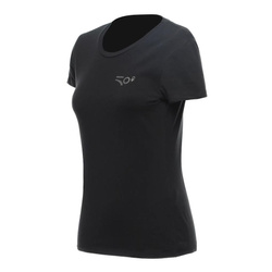 Koszulka T-shirt damski DAINESE ANNIVERSARY LADY BLACK czarny