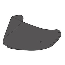 Wizjer szyba do kasku MT V-28B do kasku THUNDER 4 SV DARK SMOKE czarny