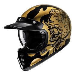 Kask integralny HJC V60 FLAME BLACK/GOLD czarny złoty