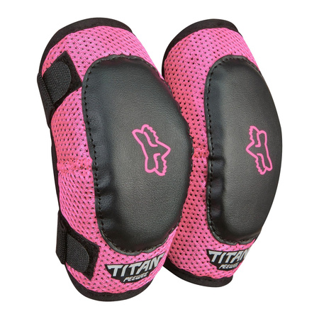 Ochraniacz łokci dziecięce FOX JUNIOR PEEWEE TITAN BLACK/PINK czarny różowy