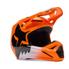 Kask cross FOX V1 SHIELD FLUO ORANGE pomarańczowy fluo czarny