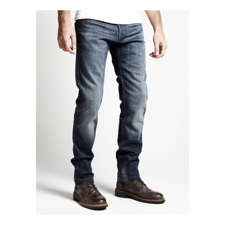 Jeansy motocyklowe SPIDI J-TRACKER SHORT DARK BLUE granatowy niebieski