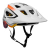 Kask rowerowy FOX SPEEDFRAME VNISH WHITE biały pomarańczowy