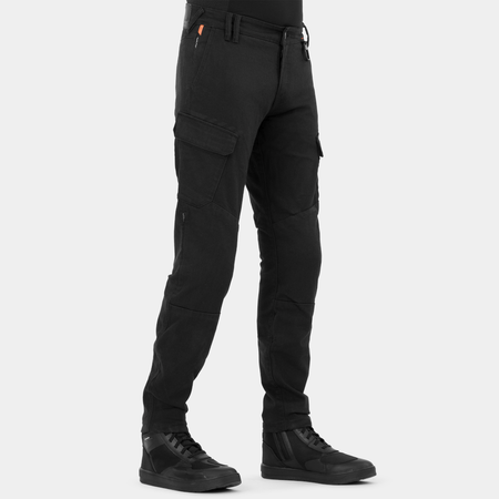 Jeansy motocyklowe SHIMA RECON BLACK czarny