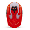 Kask cross FOX V1 LEAN FLUORESCENT ORANGE pomarańczowy fluo biały