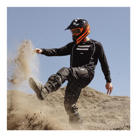 Kask cross IMX FMX-02 BLACK/ORANGE/WHITE czarny pomarańczowy biały