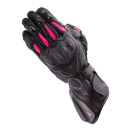 Rękawice sportowe damskie REBELHORN REBEL LADY BLACK/PINK czarny różowy