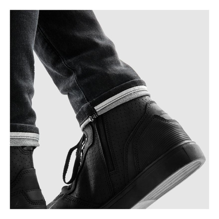 Jeansy motocyklowe damskie REBELHORN BRONCO MONOLAYER LADY WASHED BLACK czarny