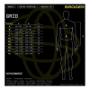 Kurtka tekstylna BROGER GRID BLACK/DARK GREY/RED czarny szary czerwony