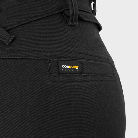 Jeansy motocyklowe damskie SHIMA RECON LADY BLACK czarny