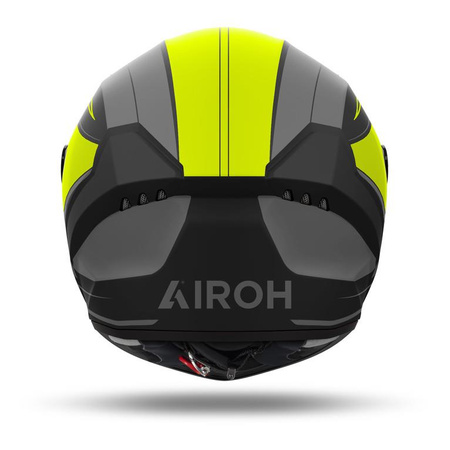 Kask integralny AIROH CONNOR DUNK YELLOW MATT szary żółty fluo