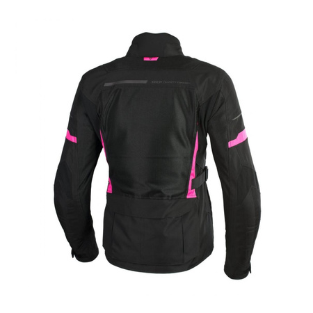 Kurtka tekstylna damska SECA ORKAN II LADY TITANIUM/FUCHSIA czarny różowy
