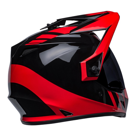 Kask integralny BELL MX-9 ADVENTURE MIPS DASH BLACK/RED czarny czerwony