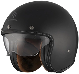 Kask otwarty MT LE MANS 2 SV S SOLID GLOSS BLACK czarny