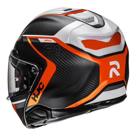 Kask szczękowy HJC RPHA 91 CARBON LAGOS BLACK/RED czarny czerwony