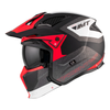 Kask otwarty MT STREETFIGHTER SV S TOTEM MATT PEARL RED czerwony szary czarny