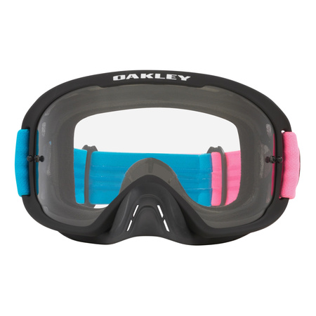 Gogle motocyklowe OAKLEY O FRAME 2.0 PRO MX 2 STROKE BLACK/PINK CLEAR czarny różowy