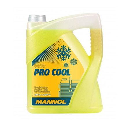 Płyn chłodniczy MANNOL PRO COOL 5L żółty niebieski