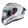 Kask integralny NZI TRENDY SOLID WHITE biały