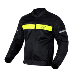 Kurtka tekstylna OZONE DART BLACK/FLO YELLOW czarny żółty fluo