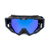 Gogle motocyklowe IMX SAND BLACK MATT/BLUE SZYBA BLUE IRIDIUM + CLEAR czarny niebieski
