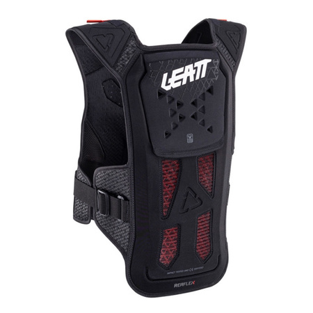 Koszulka z ochraniaczami LEATT REAFLEX BLACK czarny