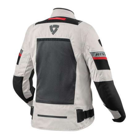 Kurtka tekstylna damska REVIT TORNADO 4 LADY H2O SILVER/BLACK srebrny czarny czerwony