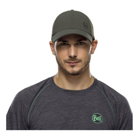 Czapka z daszkiem BUFF SUMMIT CAP HASHTAG MOSS GREEN zielony