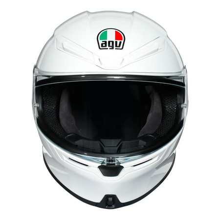 Kask integralny AGV K6 WHITE biały