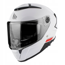 Kask integralny MT THUNDER 4 SV SOLID GLOSS PEARL WHITE biały