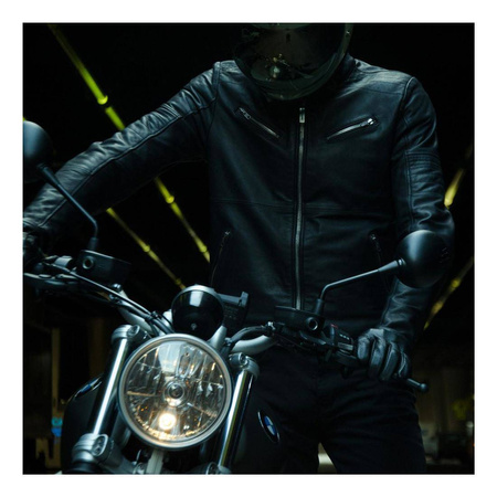 Kurtka skórzana SPIDI GARAGE BLACK czarny