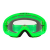 Gogle motocyklowe OAKLEY O FRAME 2.0 PRO XS MX MOTO GREEN CLEAR zielony