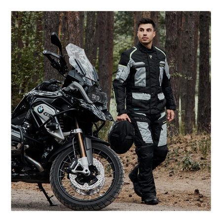 Spodnie tekstylne REBELHORN CUBBY IV BLACK/GREY/FLO YELLOW czarny szary żółty fluo